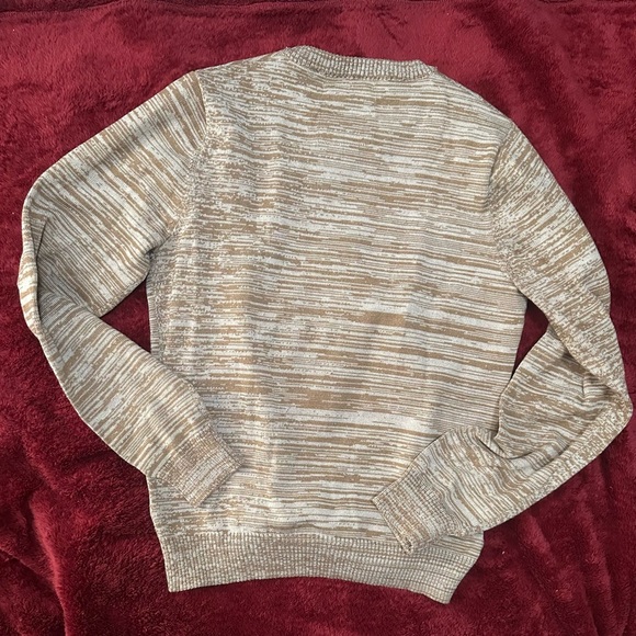 Men's Tan Sweater - Picture 4 of 5